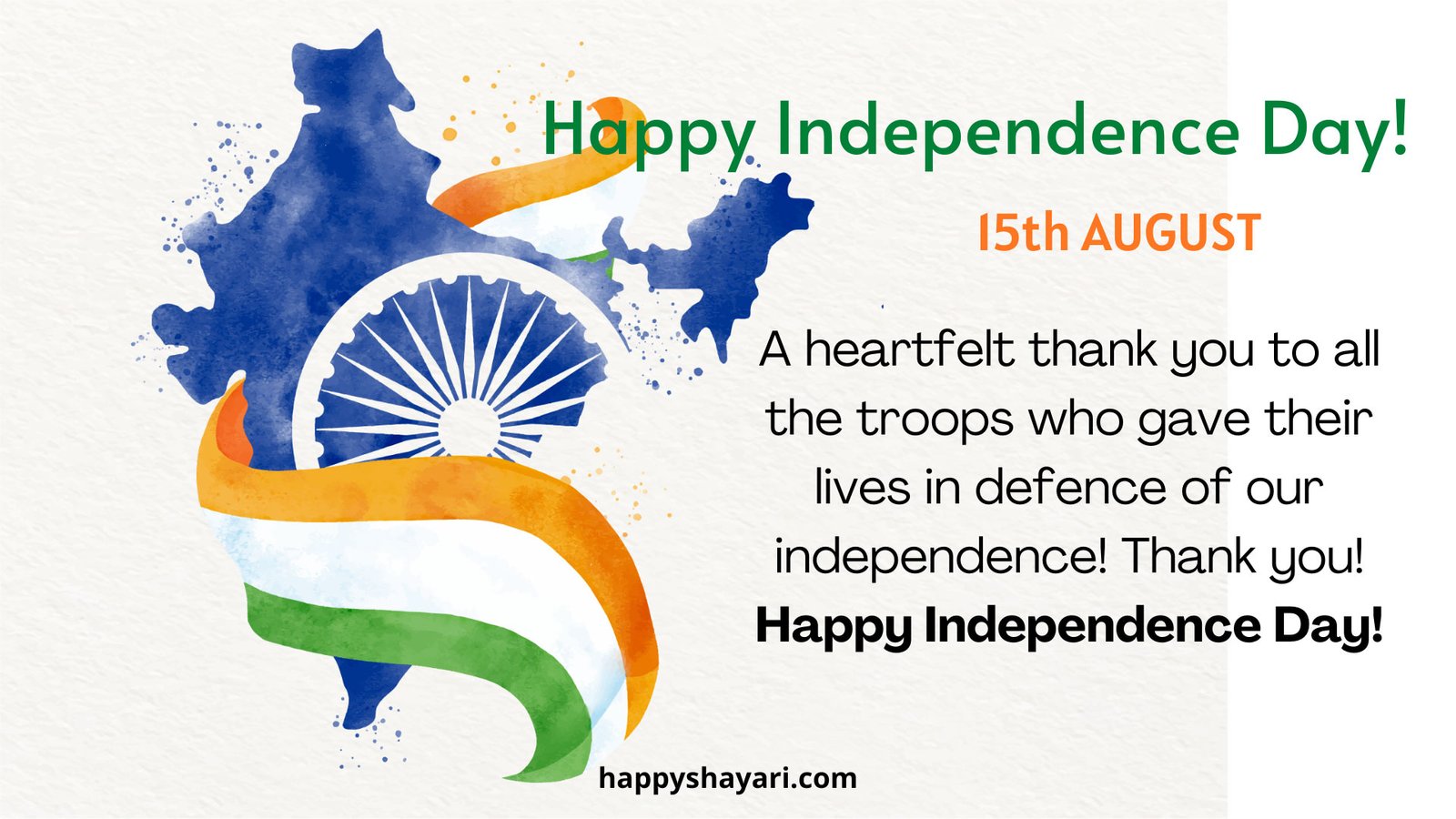 For the independence of Indians, our freedom fighters underwent untold hardships. It is a day set aside to honour and remember them. Happy Independence Day! (2)