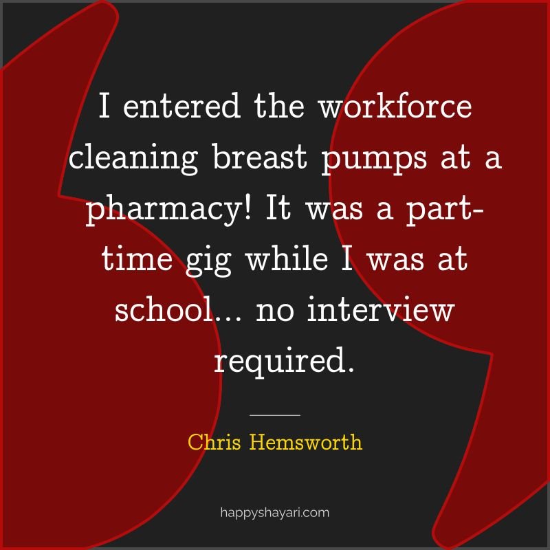 I entered the workforce cleaning breast pumps at a pharmacy! It was a part time gig while I was at school… no interview required.